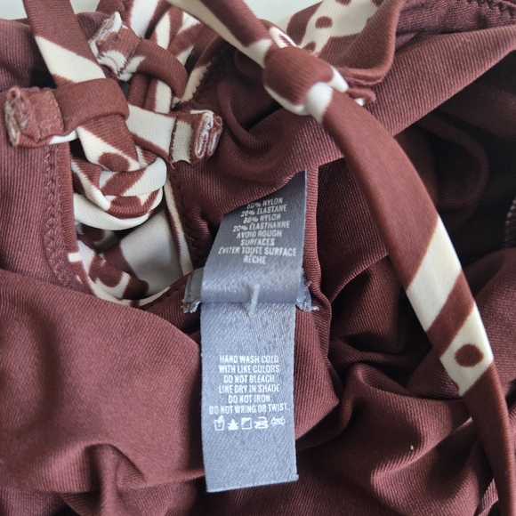 New Aerie Maillot Print One Piece Swimsuit NWOT - Picture 7 of 8